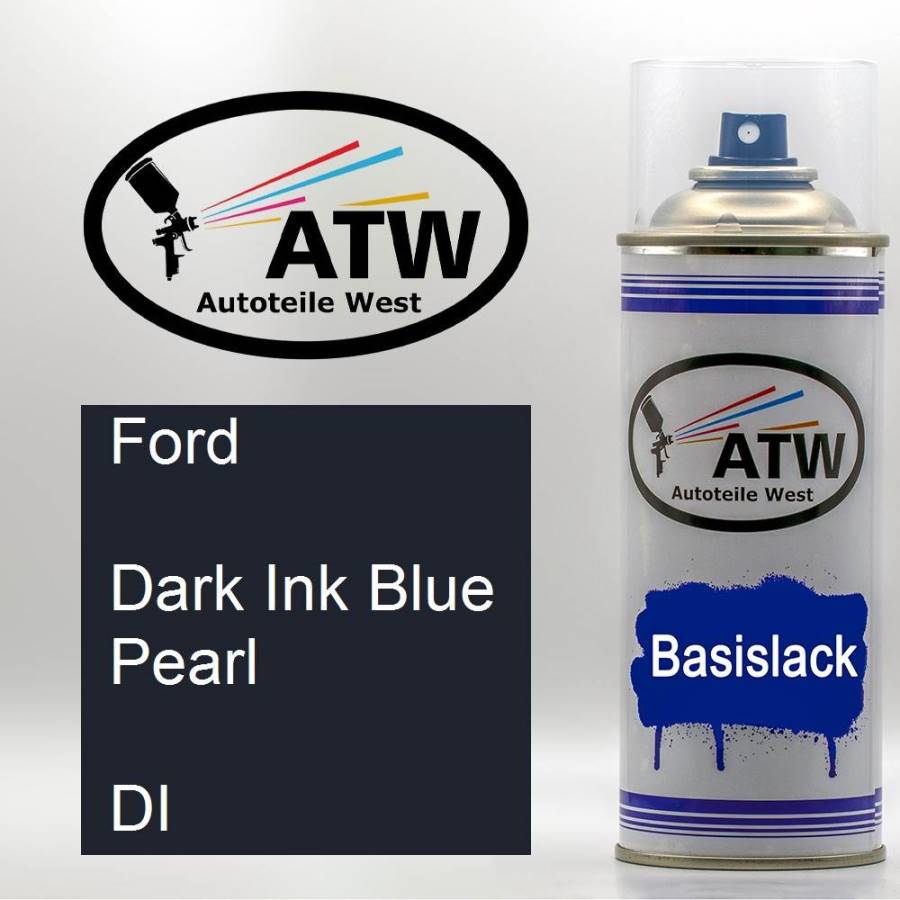 Ford, Dark Ink Blue Pearl, DI: 400ml Sprühdose, von ATW Autoteile West.